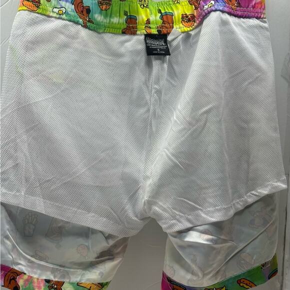 HOT TOPIC New w/Tags SCOOBY FOOD TRUNKS LINED UNISEX SMALL Check ✅ Measurements - Picture 5 of 10